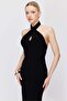 Women's Halter Cross Tie Dress - 6