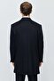 Men's Swallow Collar Short Coat with Side Pockets - 4