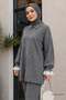 Pearl and Lace Knitwear Set Gray 2003 - 2
