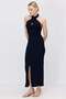 Women's Halter Cross Tie Dress - 5