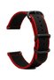 Samsung Galaxy 4 5 5 Pro 6 40Mm-42Mm-44Mm-46Mm Compatible 20mm Nato Fabric Textile Watch Band F39Xwdb-Br - 2