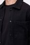 Men's Wide Cut Denim Jacket with Pockets - 9