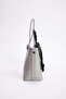 Women's Classic Shoulder Bag with Scarf Detail - 3