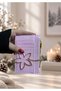Pink Card Holder with Crocodile Skin Look and Charm Gift