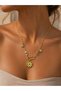 Special Series Eye, Fatma's Hand Charm Necklace 45+5cm Acr0309