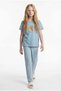 Girl's Basic Pajama Set - 5