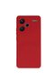 حافظة هاتف Xiaomi Redmi Note 13 Pro Plus مصنوعة من السيليكون المخملي الداخلي - أحمر