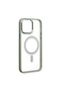 Apple iphone 15 pro case room magnetic safe silicone - water green - 4