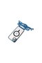 Apple iphone 11 case divo laser strap magsafe cover - sierra blue - 5