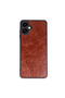 Samsung Galaxy A06 Case Aras Leather Cover - Claret Red - 3