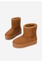 Μπότες τύπου UGG Chrisia camel - 4