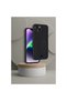 Apple iPhone 14 Case Kelvin Silicone with Business Card Holder - Dark Green - 2