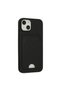 Apple iPhone 14 Plus Case Kelvin Silicone with Business Card Holder - Black - 2