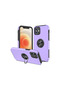 Apple iphone 12 case elite ring cover - purple