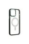Apple iphone 14 pro case room magnetic safe silicone - pine green - 4