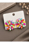 Mixed Color Crystal Stone Flower Model Women's Earrings