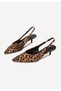 Pantofi slingback Amadeea leopard - 4