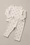 Floral Patterned 100% Cotton Baby Girl Long Sleeve 2-Piece Set - 5