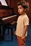 Label Detailed T-Shirt 2-10 Years Sundres