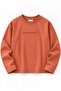 Slogan Long Sleeve T-Shirt 2-10 Years Orange