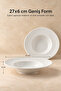 Saturn Single Porcelain Pasta Plate Risotto Salad Serving Plate 27 cm - 3
