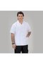 Men's Classic Lapel Short Sleeve Short Apron (Alpaca Fabric) - 2