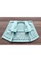 Seamless Hand Knitted 0-3 Months Green Color Unisex Baby Vest for Girls/Boys - 5