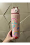 750ml Pink Rainbow Bottle For Kids Water Sippy Cup With Silicone Straw Leakproof Water Bottles - 4