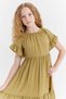 Girl's Gathered Waist Dress - 8