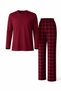 Men's Interlock Comfortable Fit Zero Collar Cotton Pajama Set 6806 - 4