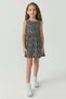 Girl's Sleeveless Patterned Dress