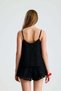Onyx Lace Shorts and Blouse Black Set - 8