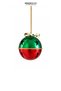 Christmas Metal Rattle Ball Tree and Door Ornament Red Green 40 cm - 2