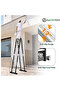 Multi-Purpose Foldable Ladder - 4x4, 16 Steps | Carbon Steel Folding Ladder for Home, Work, and Outdoor Use | Heavy-Duty and Adjustable Ladder Foldable with Grip (4x4-4.13mtrs, Black) - 3