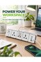 Extension Power Socket 3 Outlet + USB with 3M Cable – Multi Plug Power Strip with Switch, High-Quality Copper Extension Board for Home & Office - 5