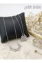 Steel Retractable Magnetic Heart Clover Necklace - 2