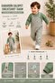 Boy's Tractor Embroidered Gabardine Salopet Set – Sweatshirt and Suspender Overalls 2-Piece Set - 2