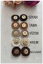 Leather Magnet-Snap-On Leather Bag Magnet Five-Pack