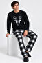 Winter Warm Men's Fleece Pajama Set - 4