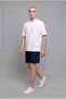 Relax Fit Elastic Lace-Up Waist Shorts with Text Detail I3699Ax26Hs