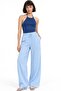 Mixray High Waist Textured Muslin Pants - 4