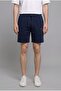 Relax Fit Elastic Lace-Up Waist Shorts with Text Detail I3699Ax26Hs - 2