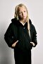 Girl's Double Sided Zipper Hooded Plush Coat C5493A824Wn - 4