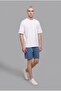 Relax Fit Elastic Lace-Up Waist Shorts with Text Detail I3699Ax26Hs