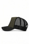 Big Think Logo Cordura Black-Khaki Trucker Hat - 3