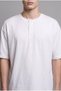 Henley Collar Boxy Fit Short Sleeve T-Shirt I5914Ax26Hs - 4