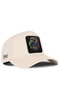 Lion Logo Beige Baseball Premium Cap