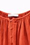 Mixray Buttoned Muslin Blouse - 3