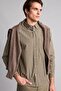 100% Cotton Regular Fit Polo Collar Poplin Checkered Long Sleeve Shirt H4806Ax26Au