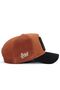 See You Later Never Logo Navy Blue-Camel Baseball Cap - 2